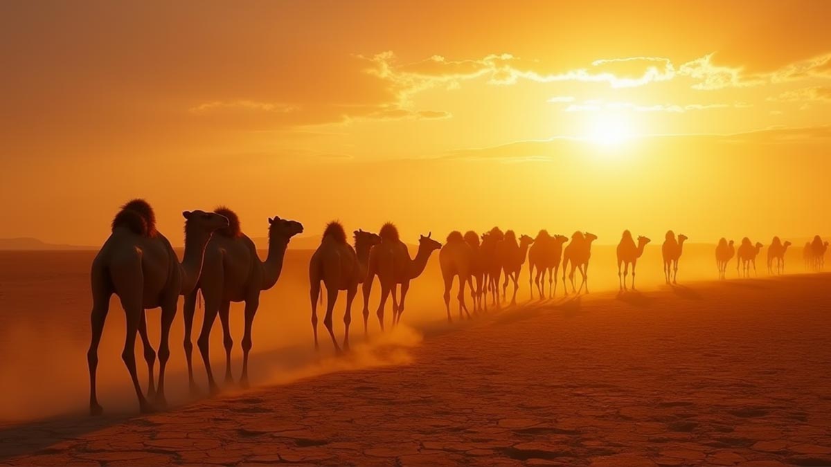 آسٹریلیا کے صحراؤں میں جنگلی اونٹ ماحولیاتی نظام کو نقصان پہنچاتے ہوئے